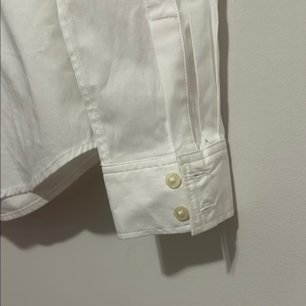 Banana Republic size 4 womanWhite Blouse with Bow Detail - Picture 8 of 8